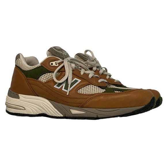 New Balance 991 Aime Leon Dore ALD Tan Leather Sneakers Sz 10M (M991LIO) main image 5